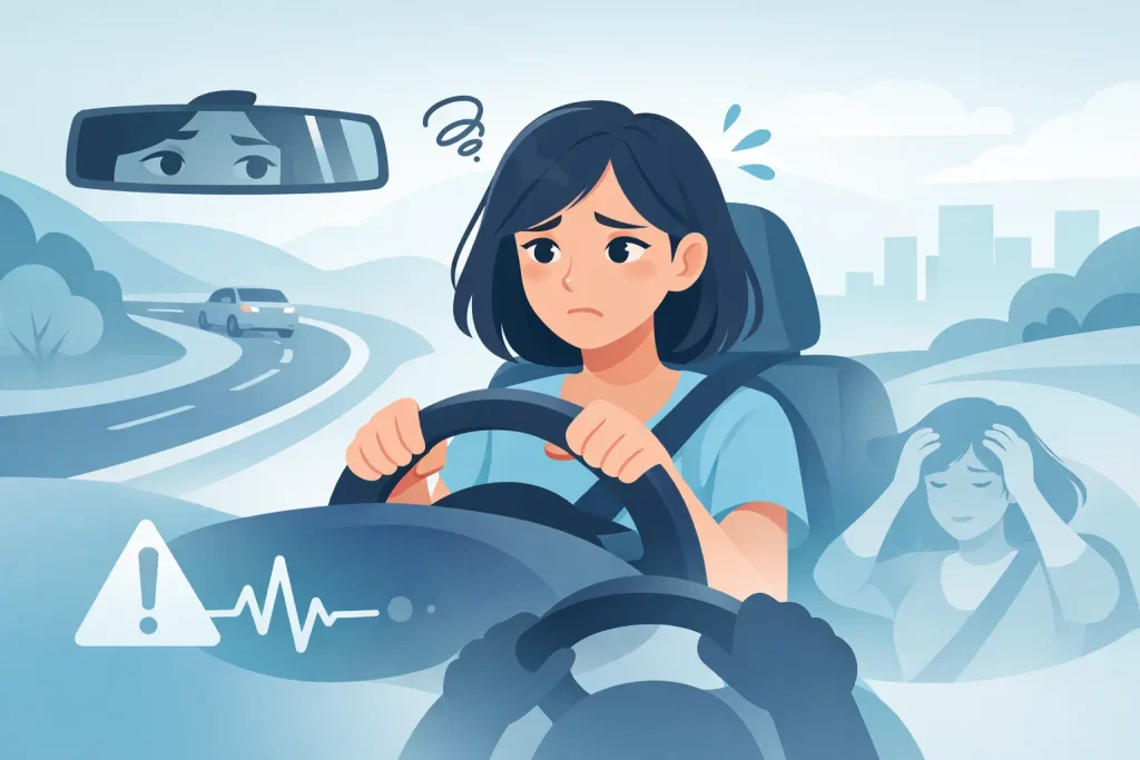 Nervosität beim Autofahren überwinden