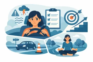 Prüfungsangst mit Struktur abbauen beim Fahren