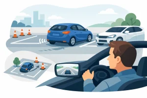 Rückwärts parkieren stressfrei üben im Alltag